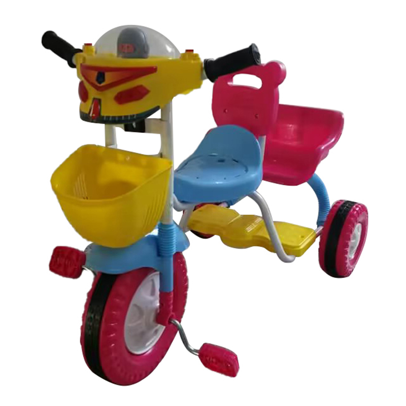 Triciclo infantil con dous asentos H108D (3)