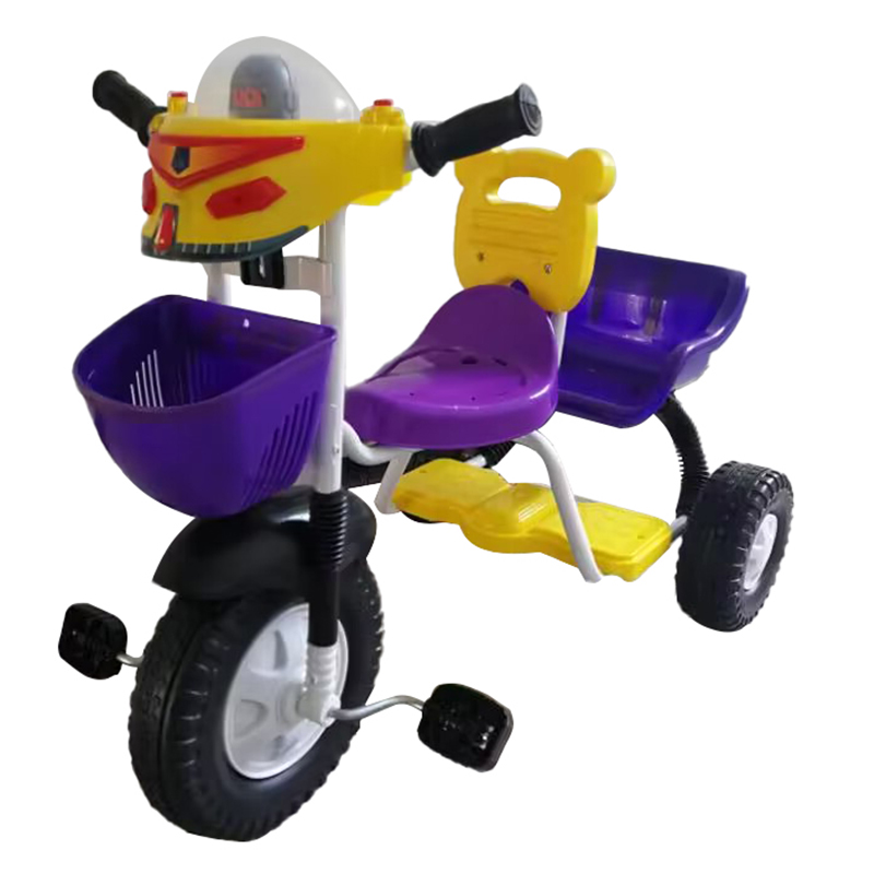Детский трехколесный велосипед с двумя сиденьями H108D (6)