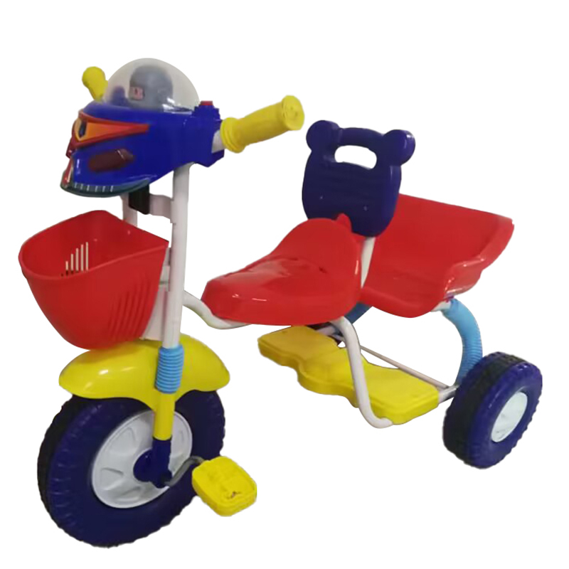 Triciclo infantil con dous asentos H108D (7)