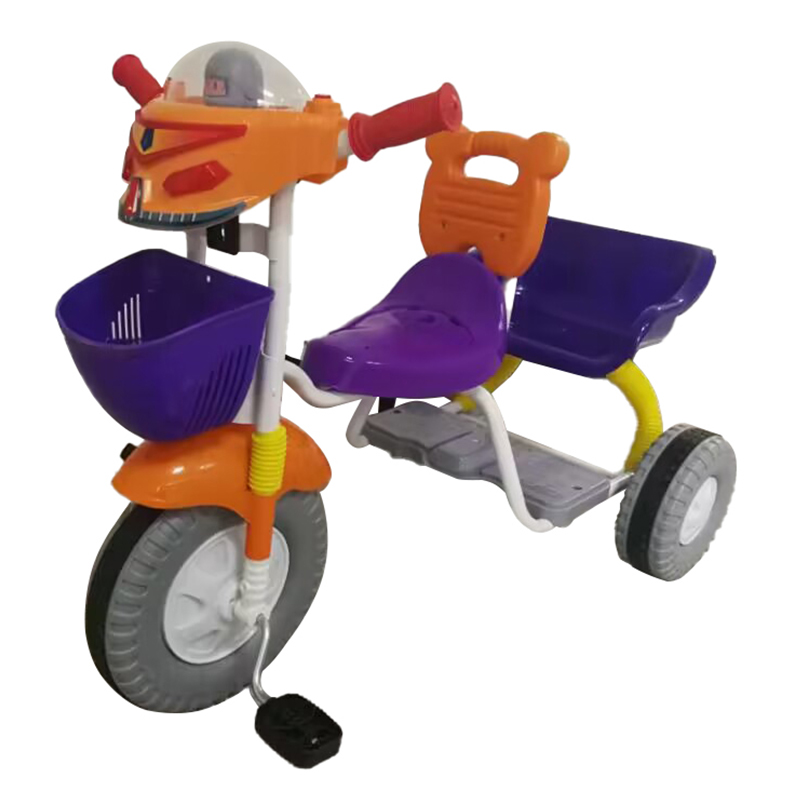 Детский трехколесный велосипед с двумя сиденьями H108D (8)