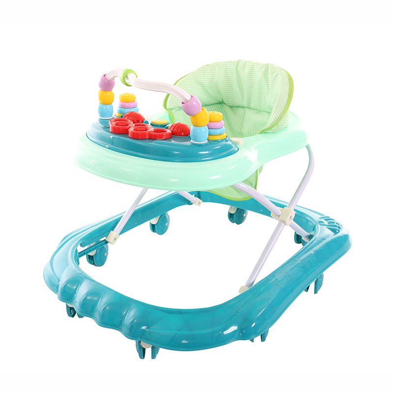 PU wheel baby walker