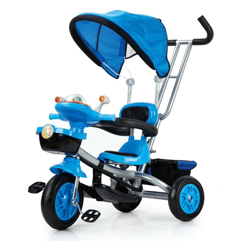 Tricycle With Push Bar 971P (2)