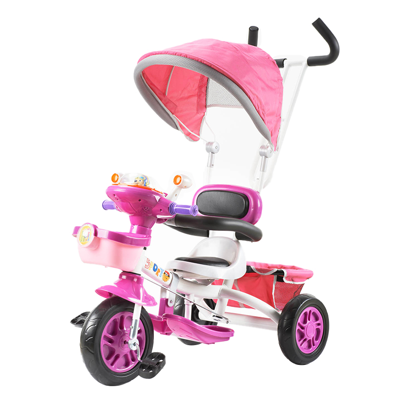 Tricycle With Push Bar 971P (3)