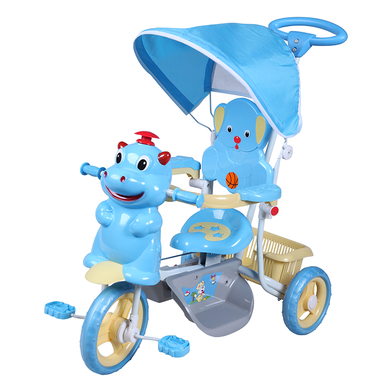børne trehjulet cykel med baldakin (3)