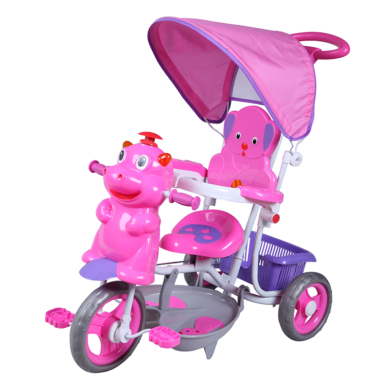 kids tricycle with cartoon feet board (3)