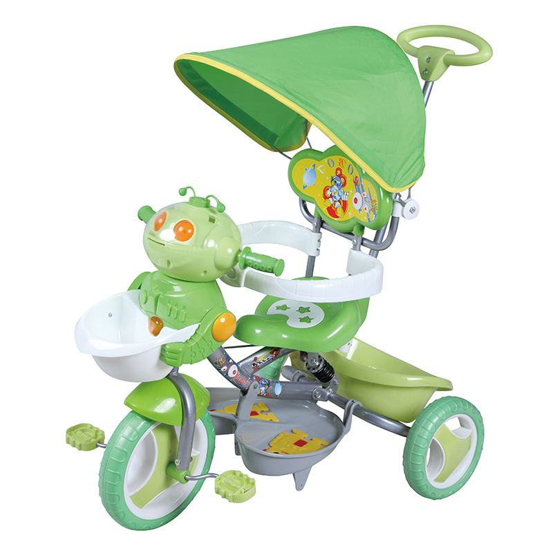 biçikletë me tri biçikletë për fëmijë me dizajn qensh (4)